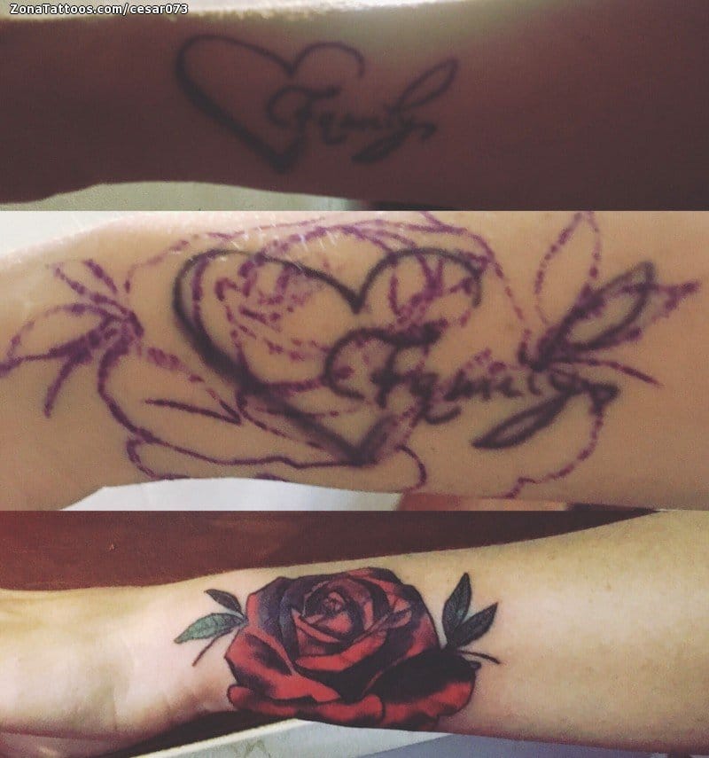 Foto de tatuaje Rosas, Flores, Muñeca