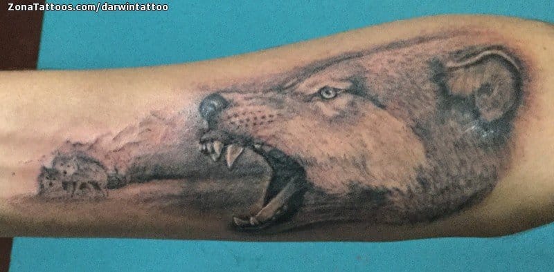 Tattoo photo Wolfs, Animals