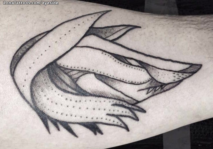 Foto de tatuaje Lobos, Animales