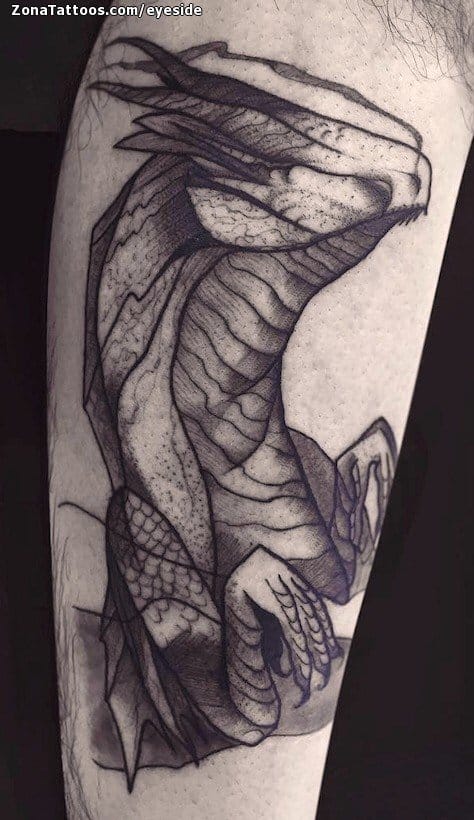 Tattoo photo Dragons, Fantasy