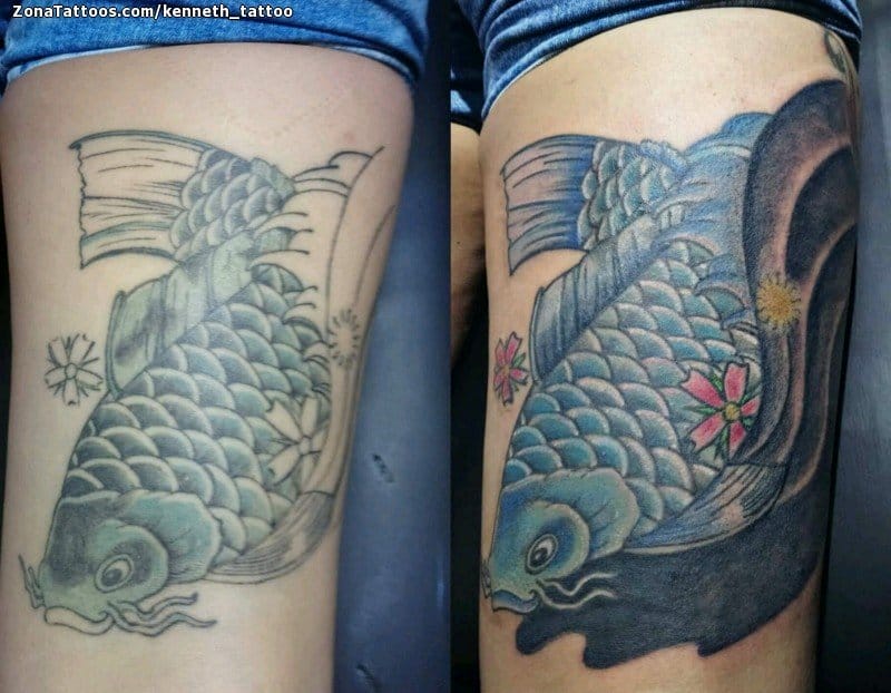 Tattoo photo Koi, Fish, Animals