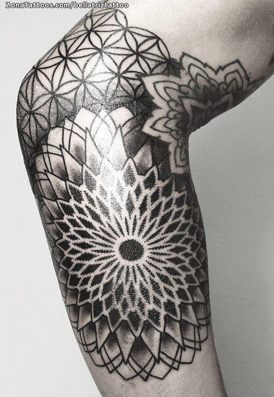 Foto de tatuaje Mándalas, Geométricos