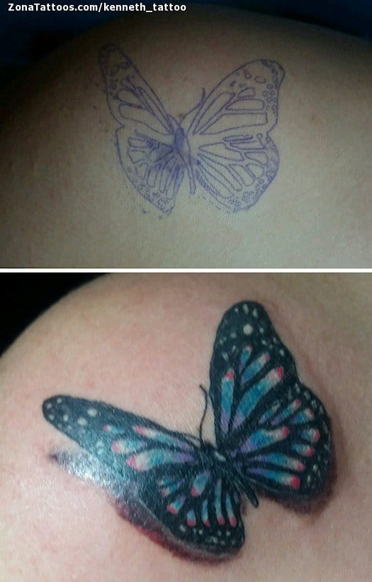 Foto de tatuaje Mariposas, Insectos