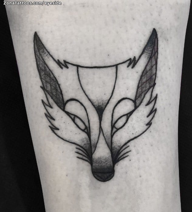 Tattoo photo Foxes, Animals