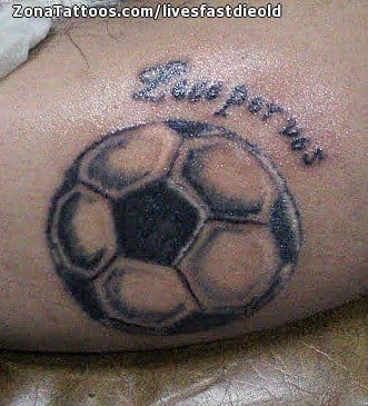 Foto de tatuaje Balones, Fútbol, Deportes