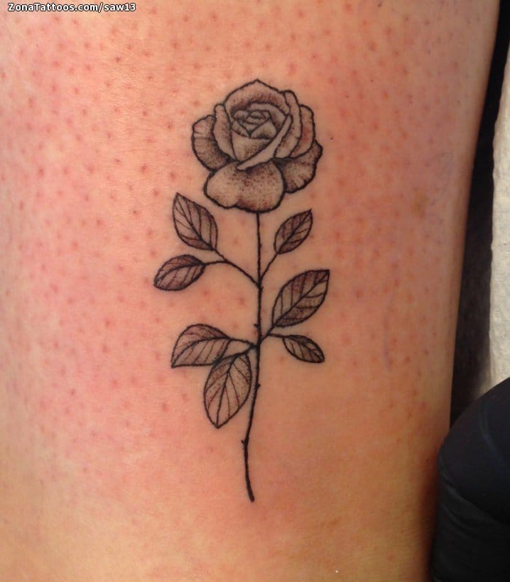 Foto de tatuaje Rosas, Flores, Pequeños