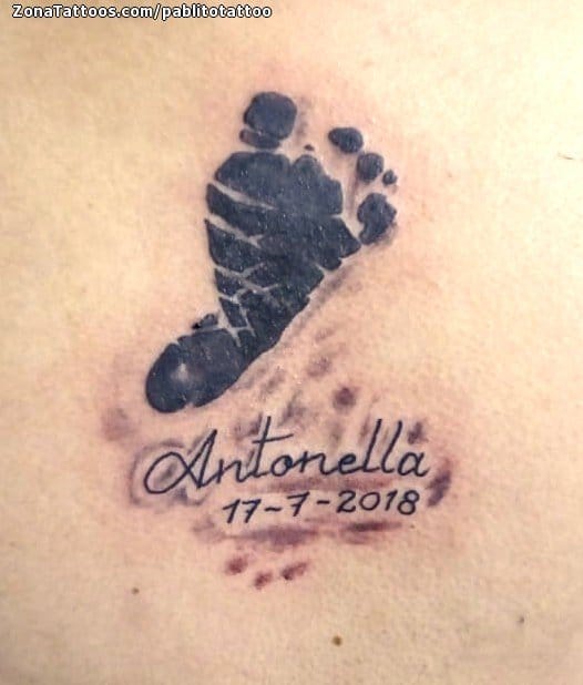 Tattoo photo Footprints