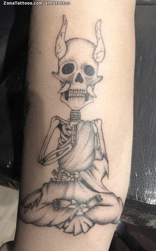 Foto de tatuaje Esqueletos, Demonios, Góticos