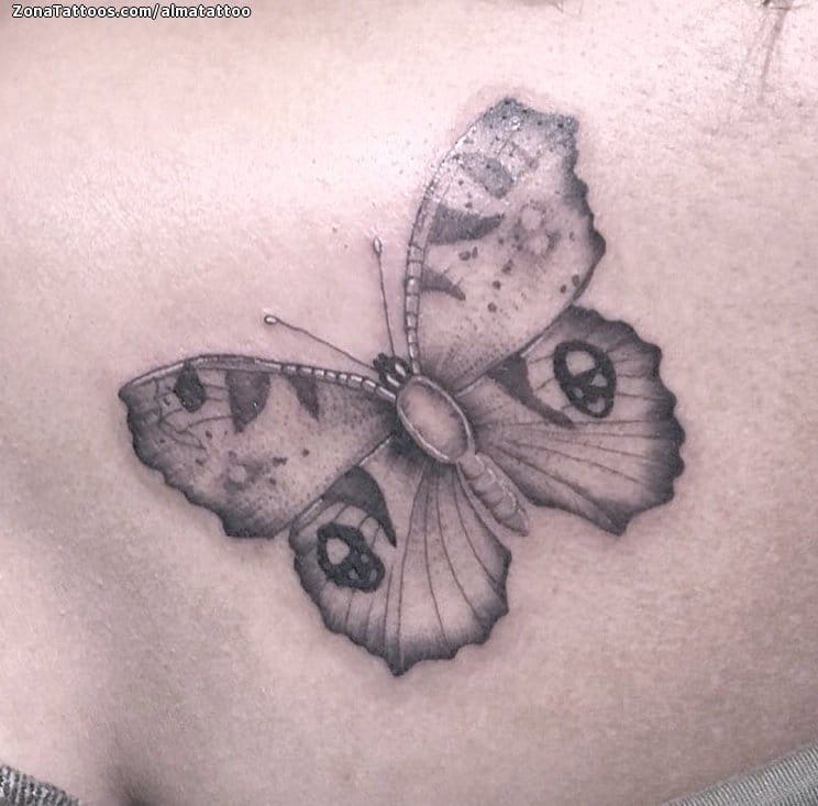 Tattoo photo Butterflies, Insects