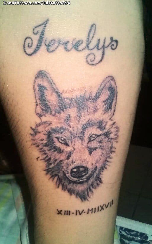 Foto de tatuaje Lobos, Animales