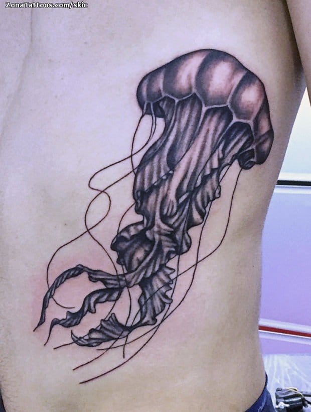 Foto de tatuaje Medusas, Animales