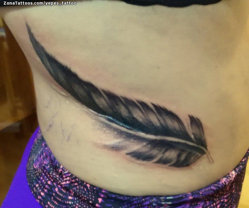 Tattoo photo Feathers, Scars