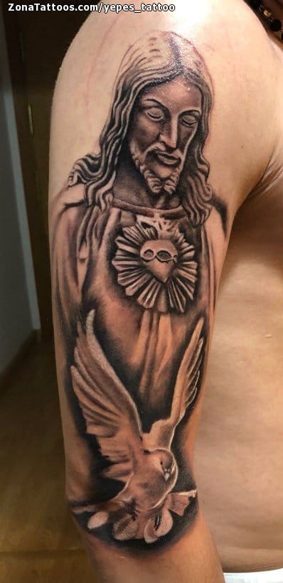 Tattoo photo Christ, Religious