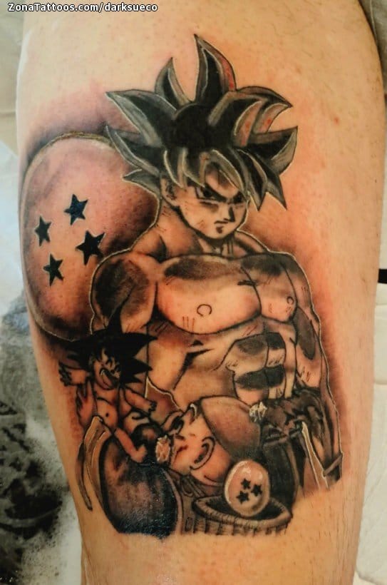 Foto de tatuaje Dragon Ball, Manga, Cómics