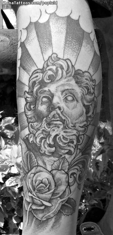 Tattoo photo Sculptures, Leg