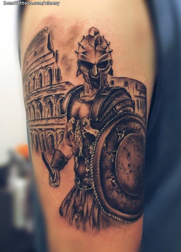 Tattoo photo Soldiers, Monuments, Warriors