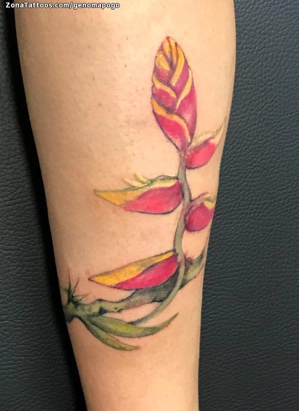 Foto de tatuaje Flores