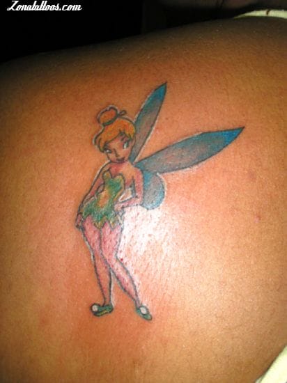 Foto de tatuaje Campanilla, Disney, Hadas