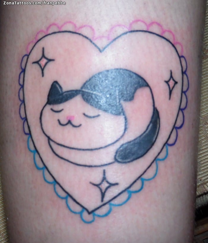 Tattoo photo Cats, Animals, Hearts