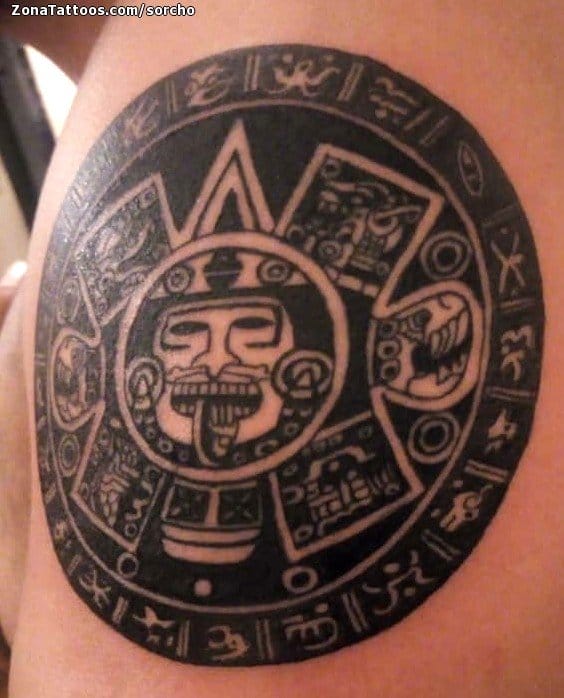 Tattoo photo Mayan, Prehispanic, Calendars