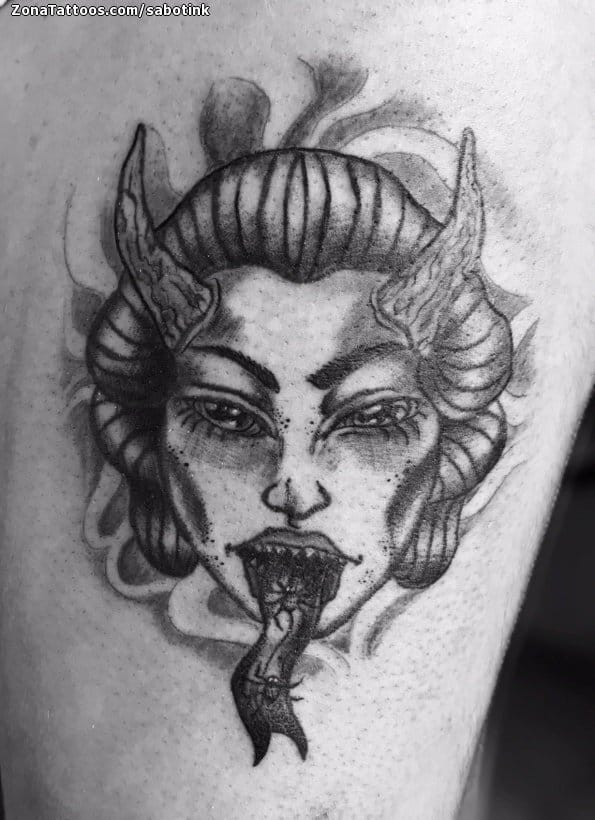 Foto de tatuaje Demonios, Orientales