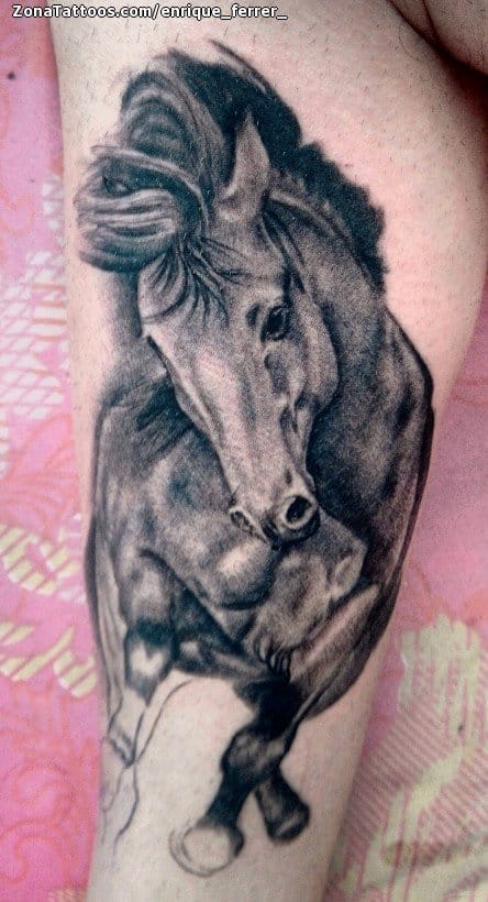 Foto de tatuaje Caballos, Animales