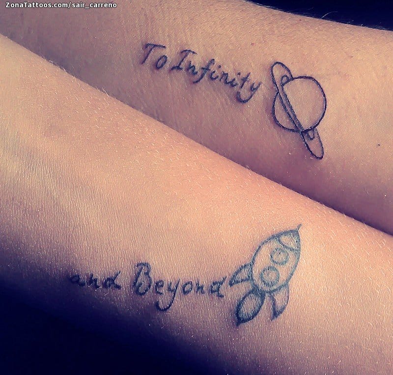 Foto de tatuaje Frases, Parejas, Letras