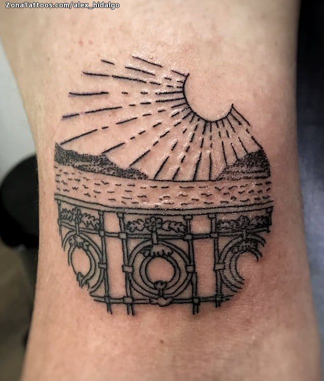 Tattoo photo Landscapes, Suns