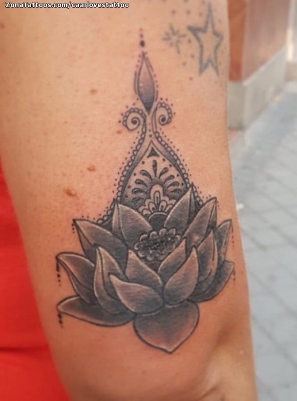 Tattoo photo Lotus, Flowers, Mandalas