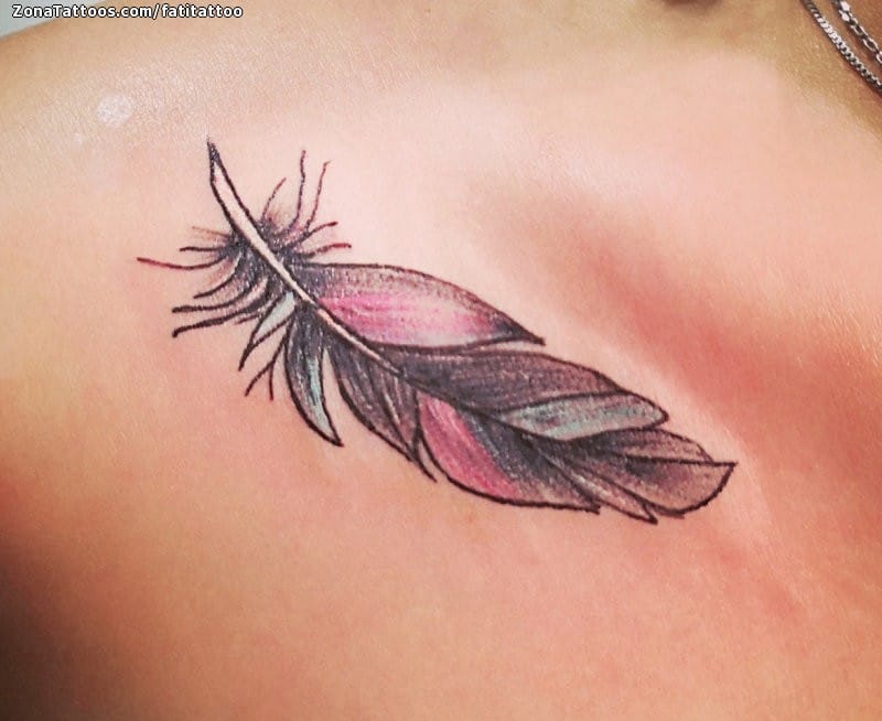 Foto de tatuaje Plumas