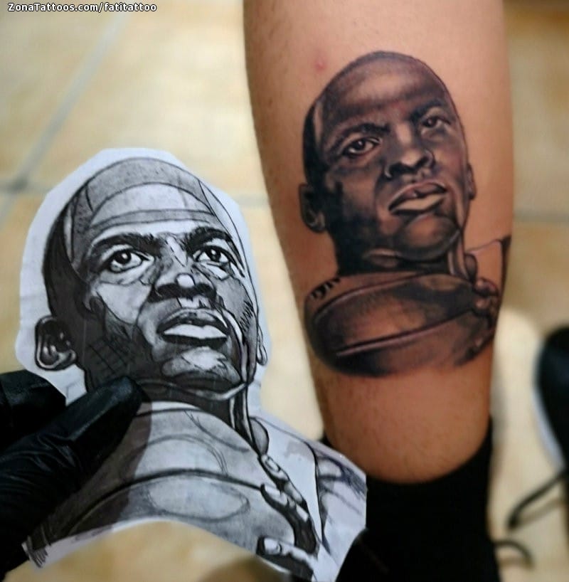 Foto de tatuaje Retratos, Deportes, Rostros