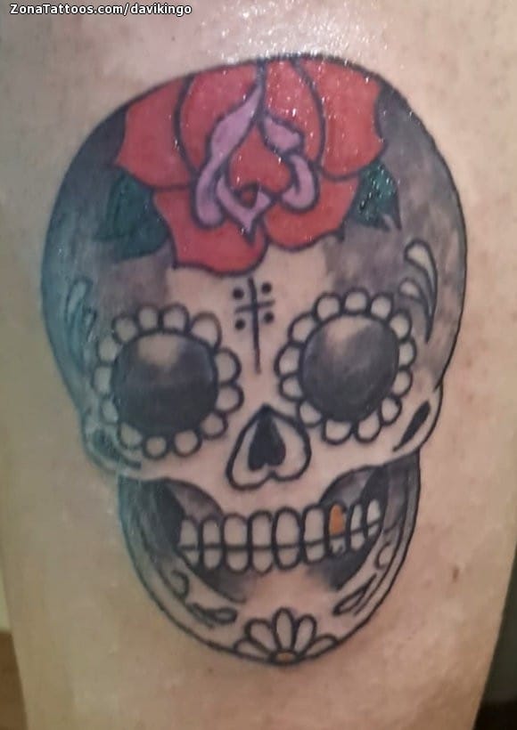 Tattoo photo Sugar Skull, Skulls