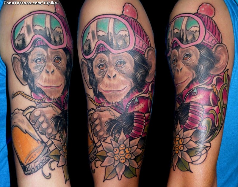 Tattoo photo Monkeys, Animals, Arm