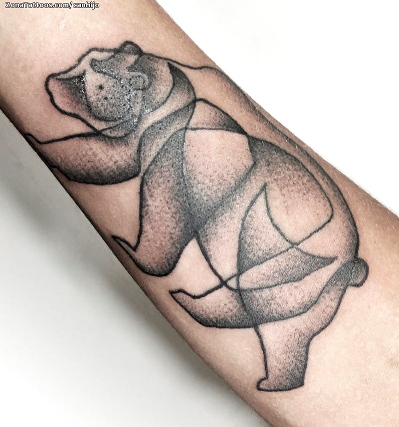 Foto de tatuaje Osos, Animales