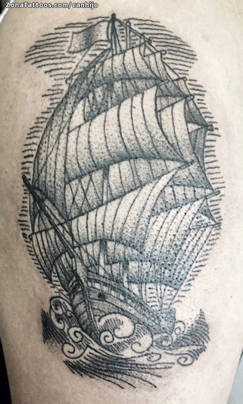 Foto de tatuaje Barcos