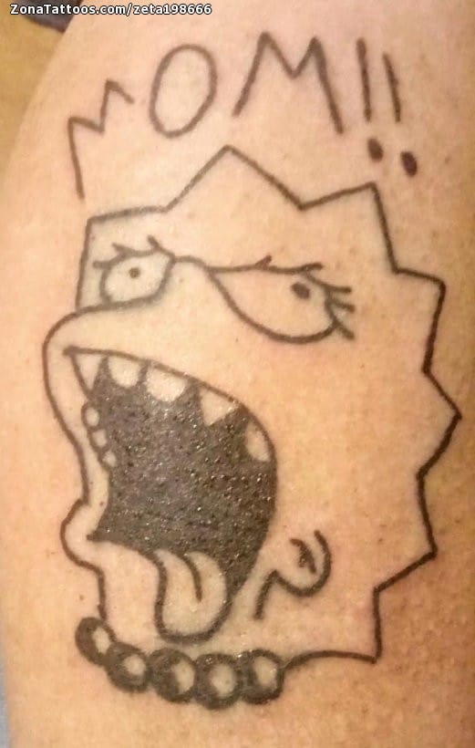 Foto de tatuaje Los Simpson, Series de TV