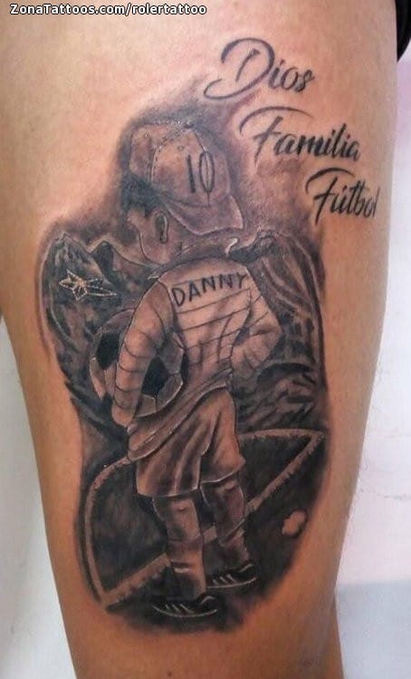 Foto de tatuaje Personas, Balones, Deportes