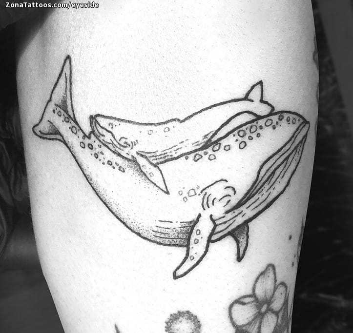 Foto de tatuaje Ballenas, Animales