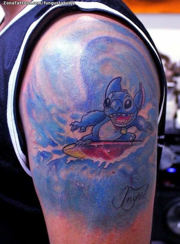 Foto de tatuaje Lilo y Stitch, Disney, Cine