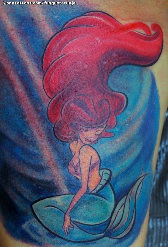 Tattoo photo The Little Mermaid, Disney, Movies