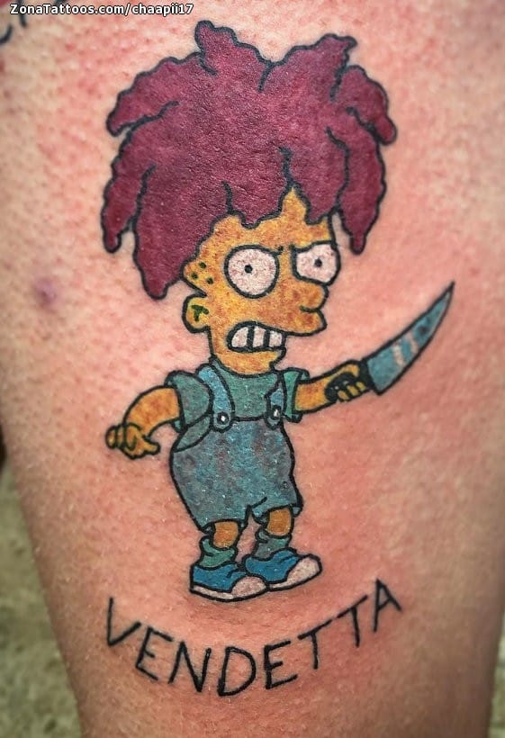 Tattoo photo The Simpsons, TV Shows