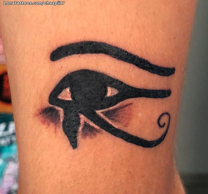 Foto de tatuaje Ojo de Horus, Egipcios