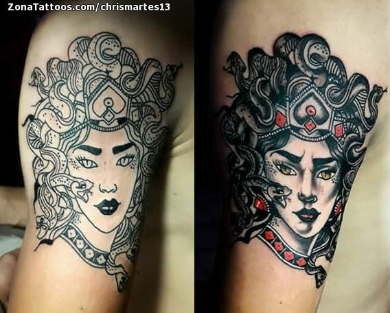 Tattoo photo Medusa, Mythology