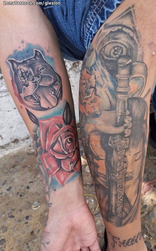 Foto de tatuaje Perros, Animales