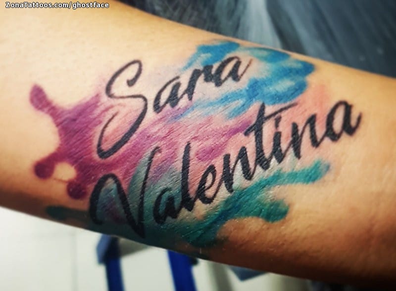 Tattoo photo Sara, Valentina, Names
