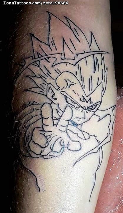 Foto de tatuaje Dragon Ball, Manga, Series de TV