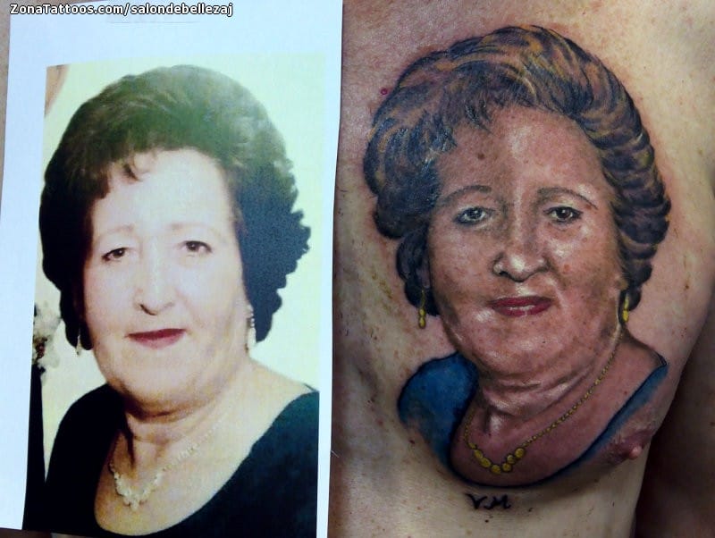 Foto de tatuaje Retratos, Personas, Rostros