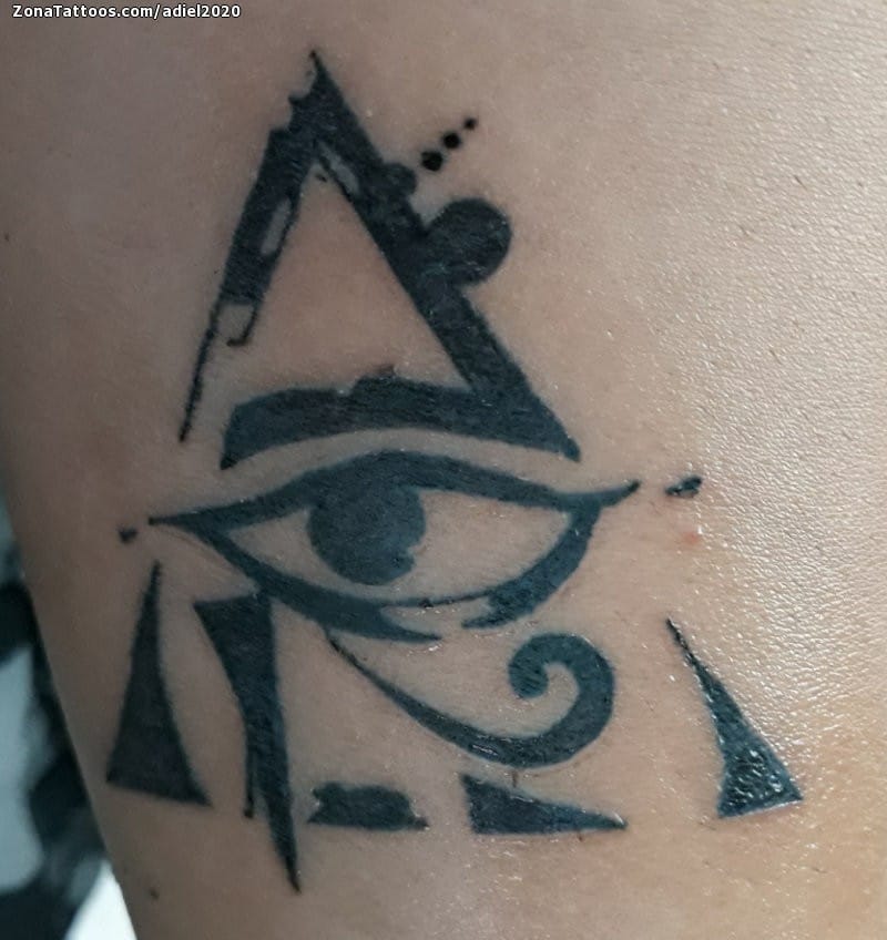 Tattoo photo Eye of Horus, Egyptian