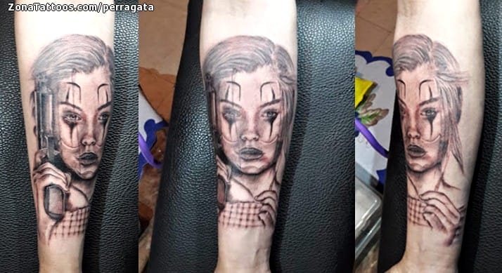 Foto de tatuaje Payasas Chicanas