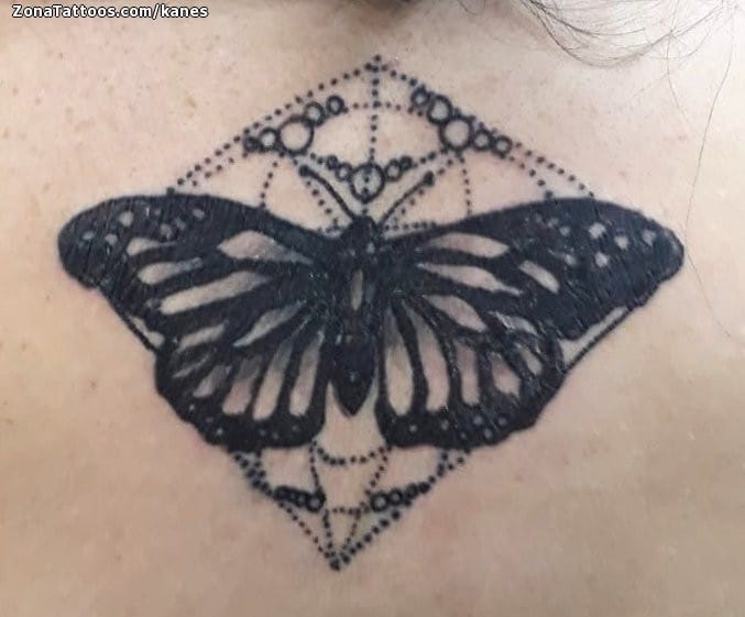 Foto de tatuaje Mariposas, Insectos